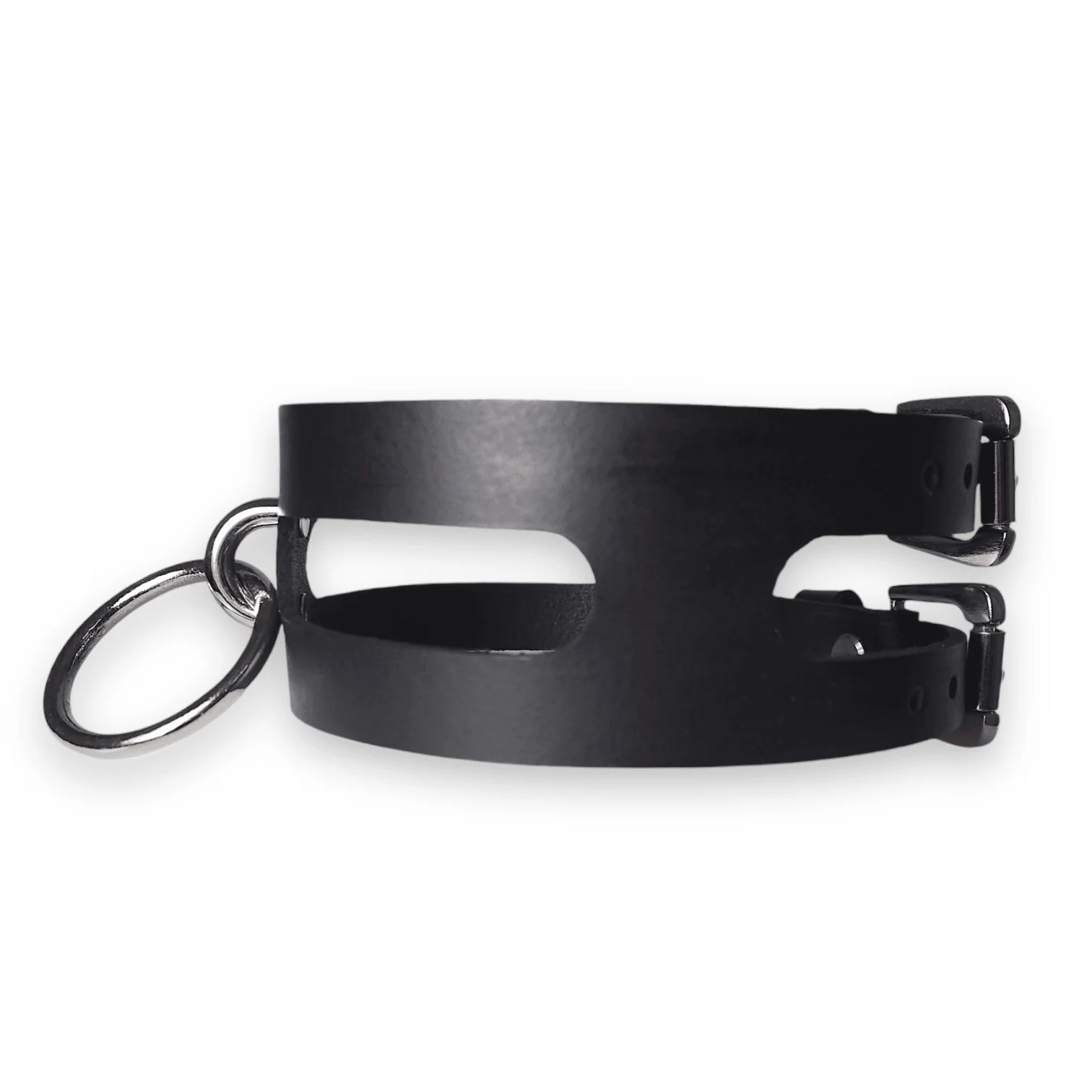 Cassandra Unisex Leather Collar - Image 3