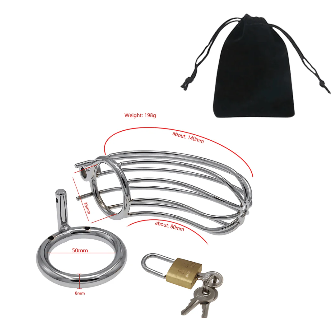 Chastity Metal Cage Men – Beginner (50mm) - Image 3