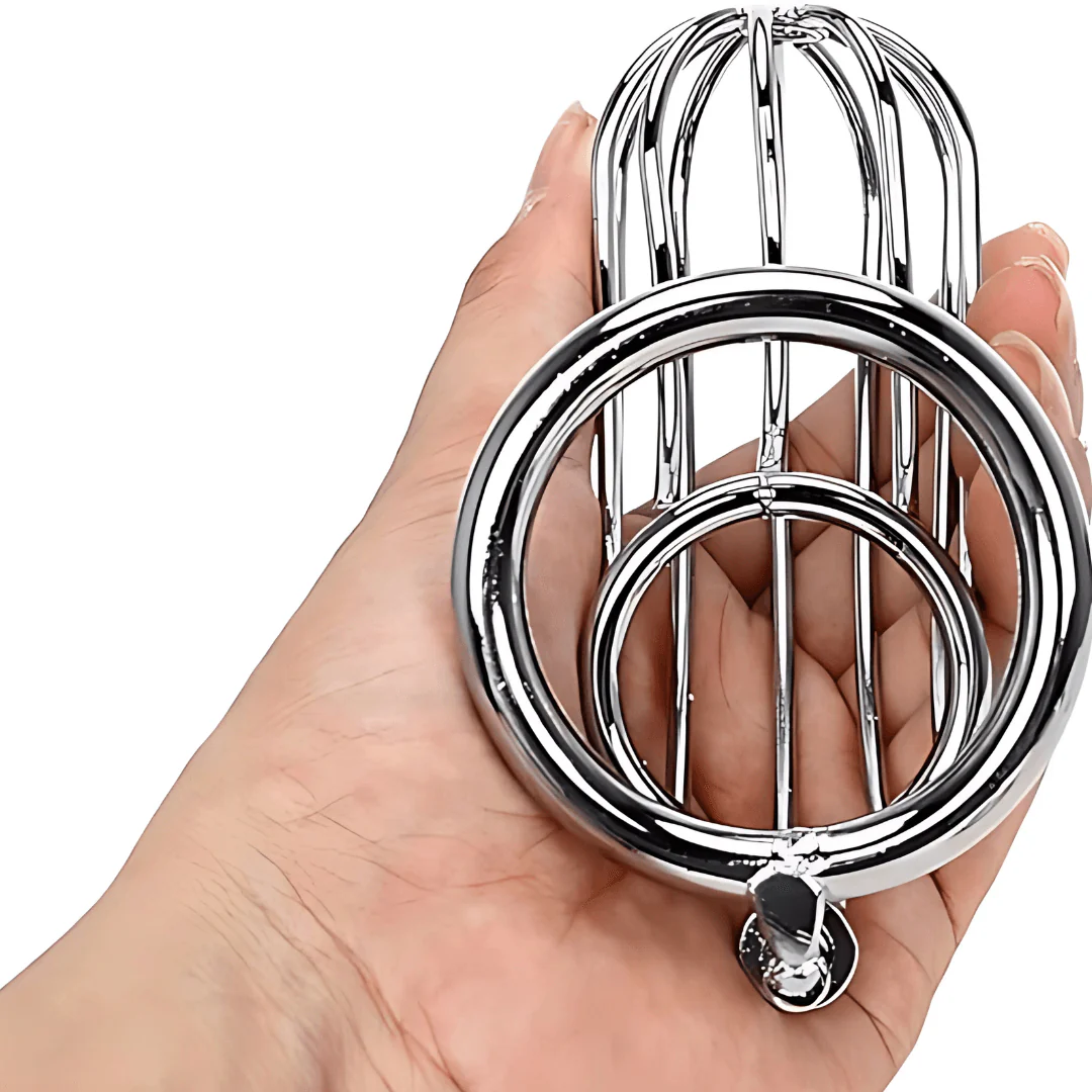 Chastity Metal Cage Men – Beginner (50mm) - Image 5