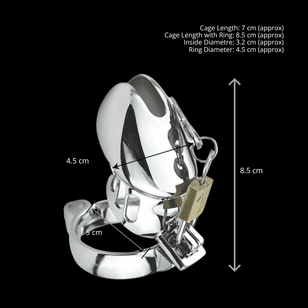 Chastity Metal Cage Men – Advanced (45mm) - Image 2