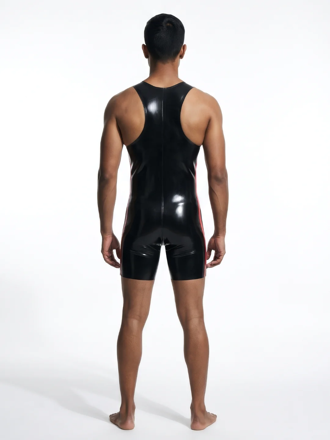 Men's Latex Wrestling Singlet - Image 3