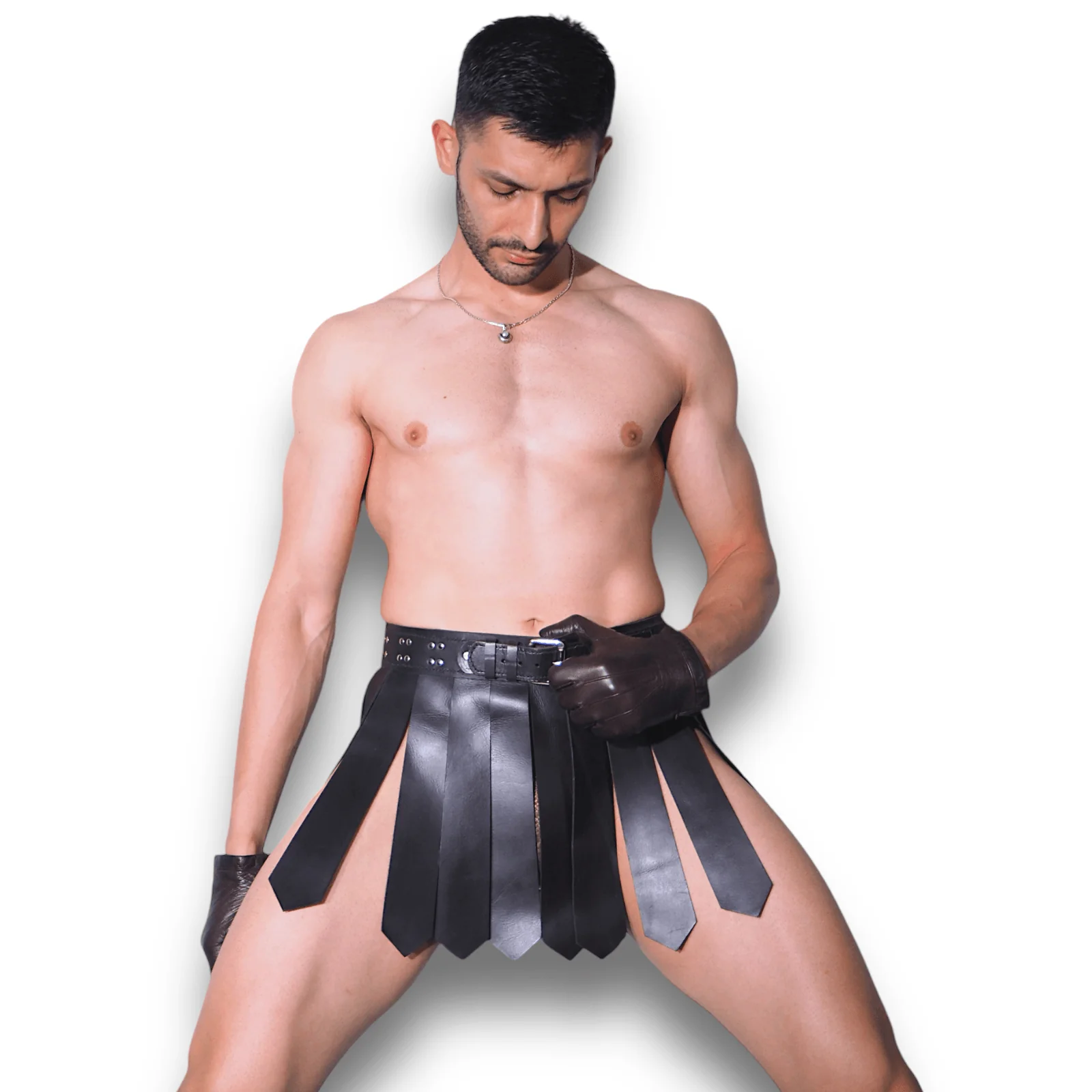 Minotaur Gladiator Leather Skirt (Unisex) - Image 4