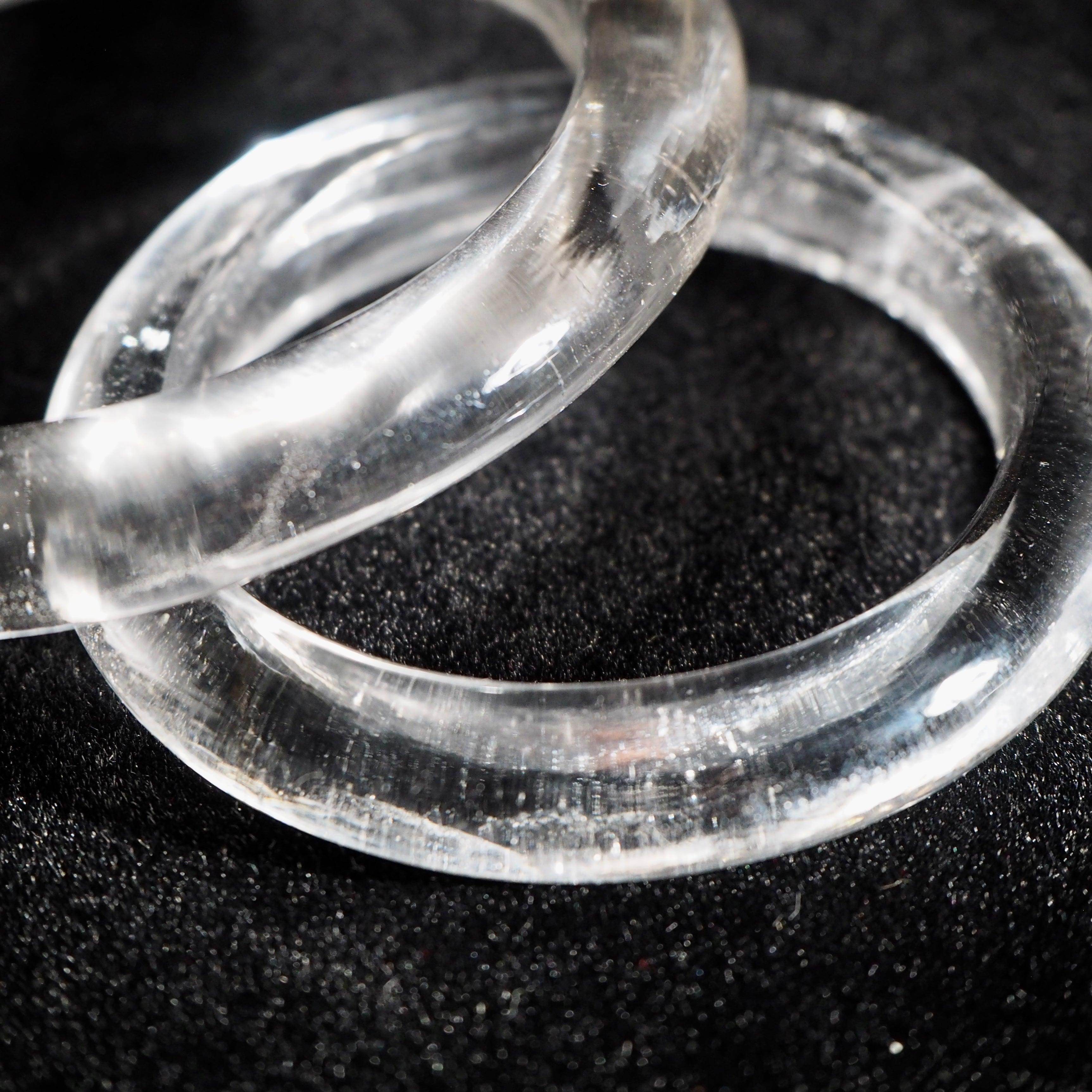 Rock Crystal Quartz Intimate Ring (Natural Gemstone) - Image 4