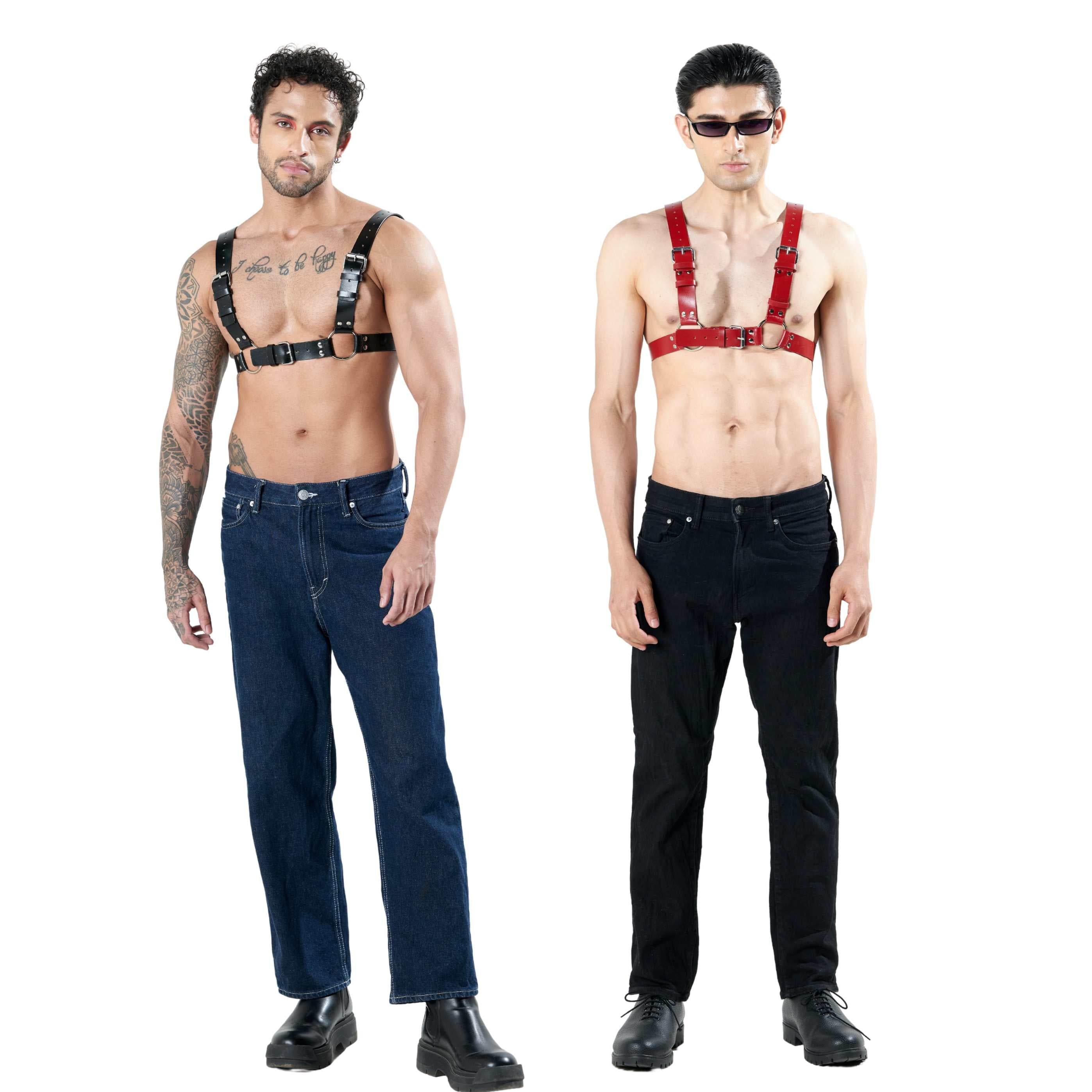 Utilitarian Leather Chest Harness