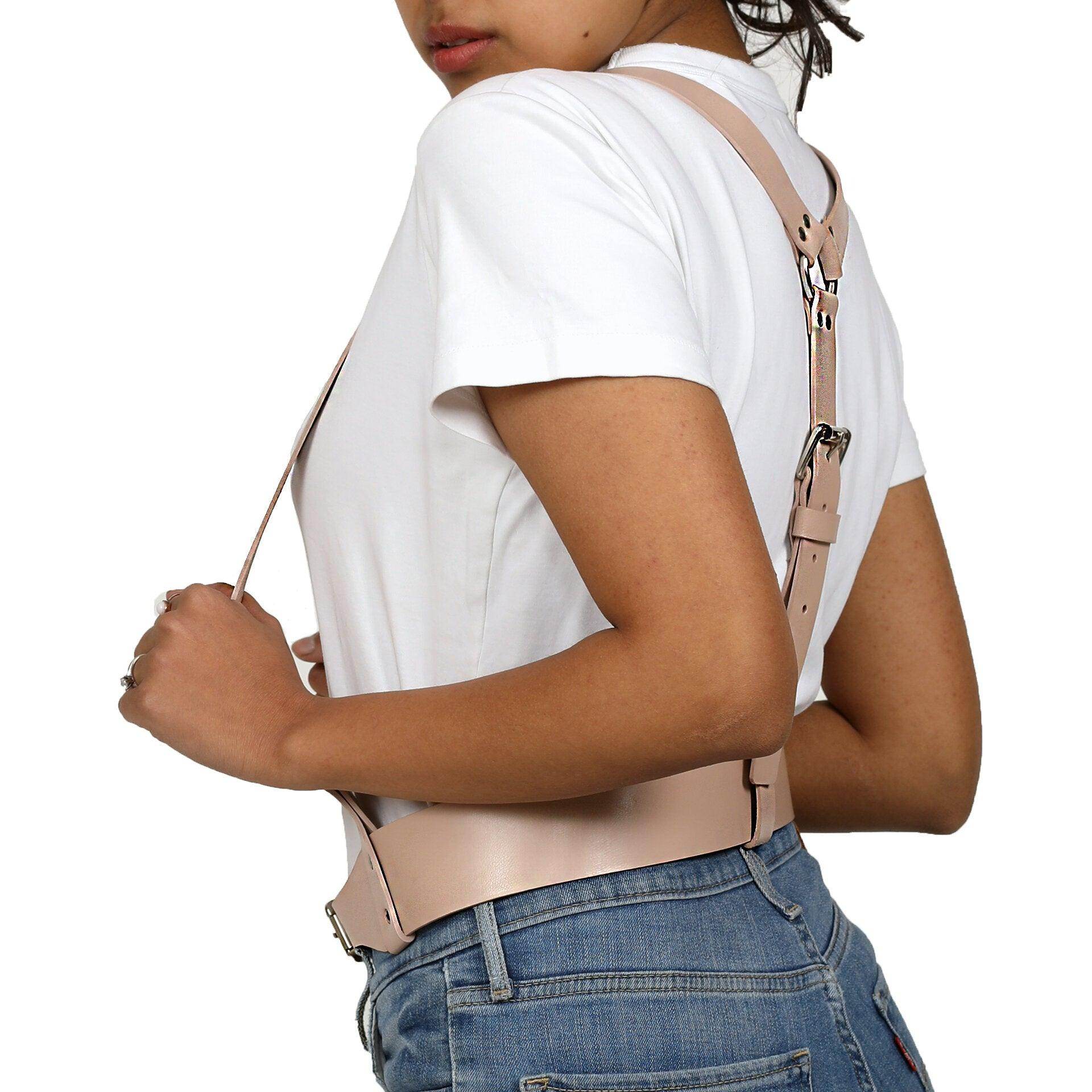 Women's Leather Shoulder Suspender Harness - Image 3